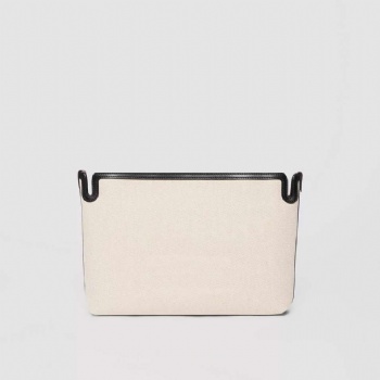 canvas cotton envelope ladies evening clutches bag